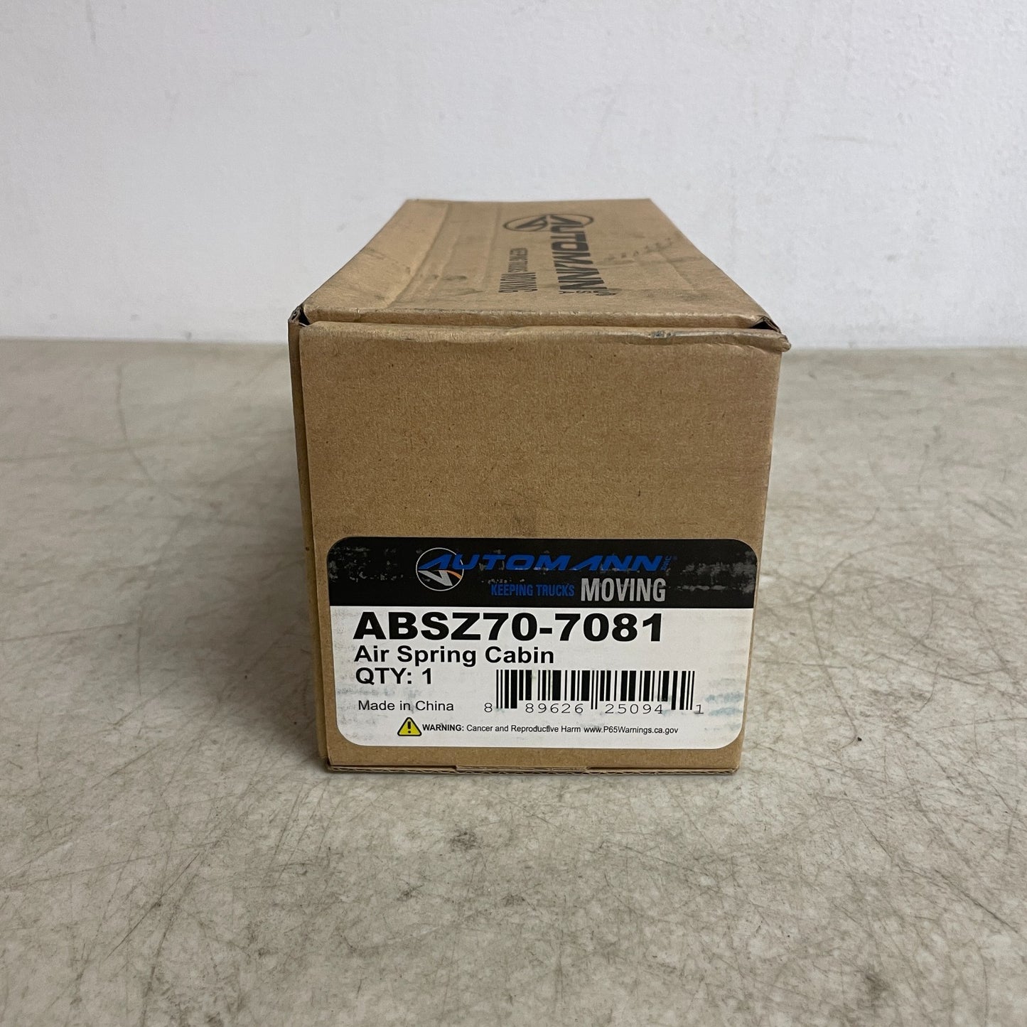 Automann ABSZ70-7081 Cabin Air Spring 11.5" Yellow Sleeve Intl Kenworth GM Truck