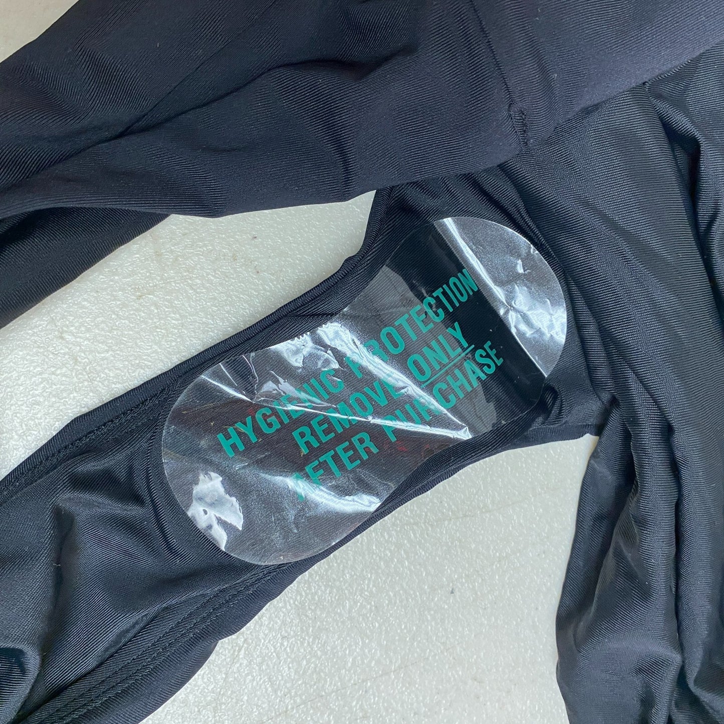 Calia Mid Rise Wide Band Swim Bottoms Pure Black Solid WSA20406