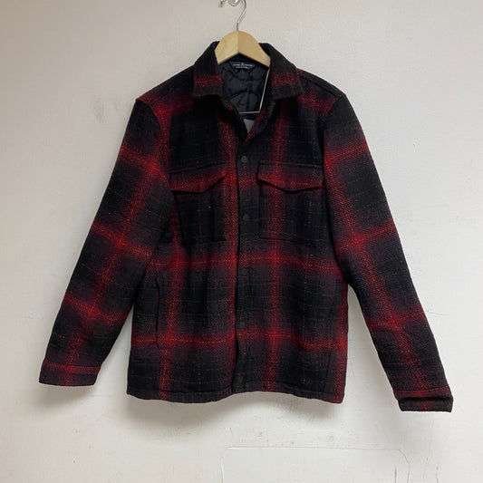 Alpine Design Men's Hilltop View Jacket Plaid Red Heritage Plaid ADM23609P New!