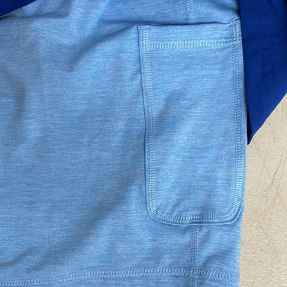 DSG Mens 2-in-1 Agility Short Electric Navy/BT Cerulean DAM13107HL BRAND NEW