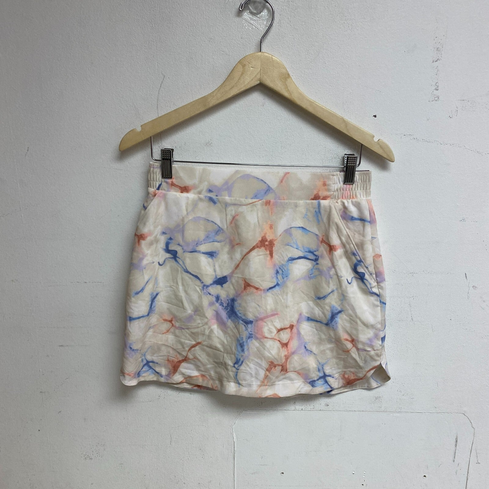 Calia 16" Length Birdie Athletic Skort MULTI AQUATIC CORAL PRINT WCG17020PS23