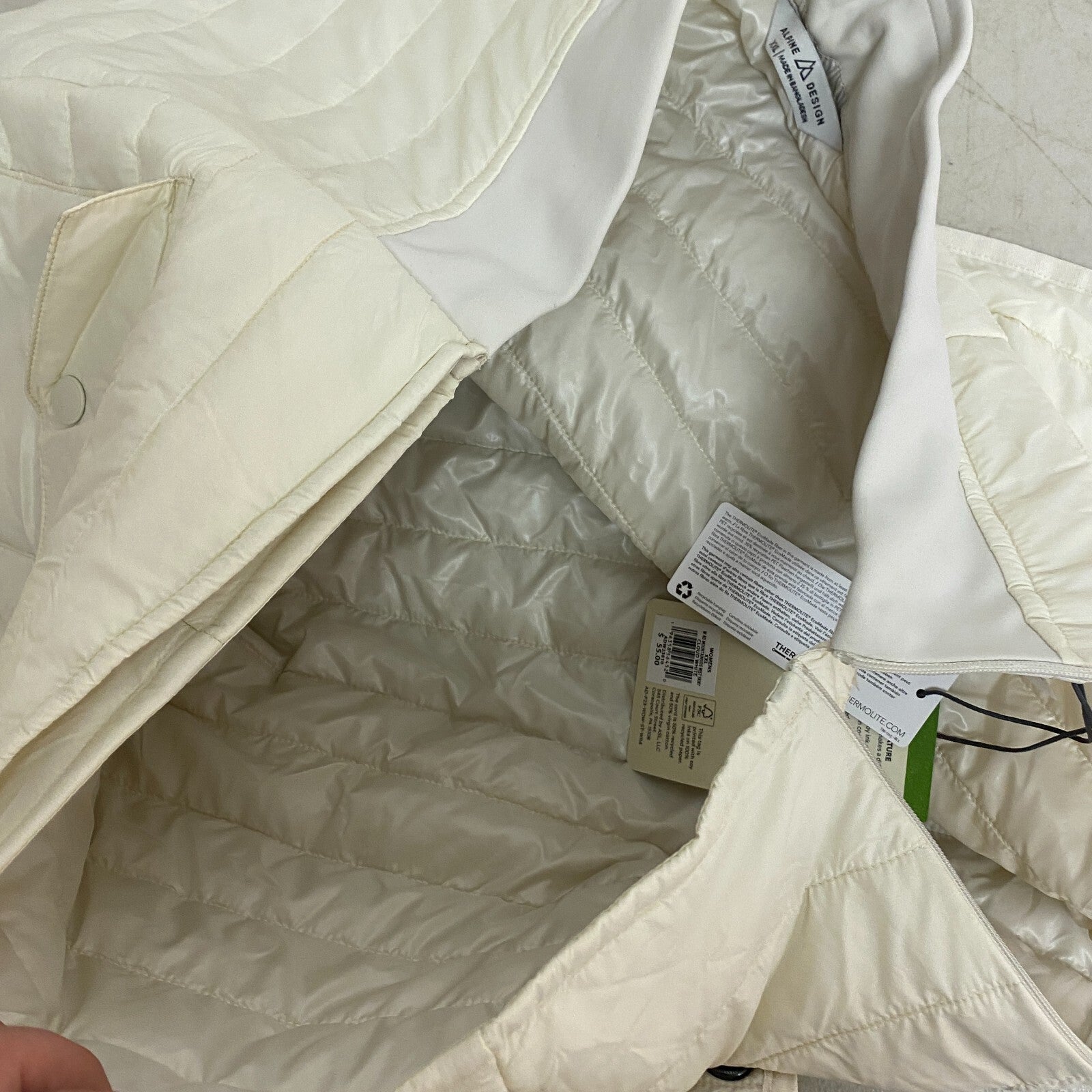 Alpine Design Womens W AD Mountainside Mist Skirt Cloud White ADW23810 New!