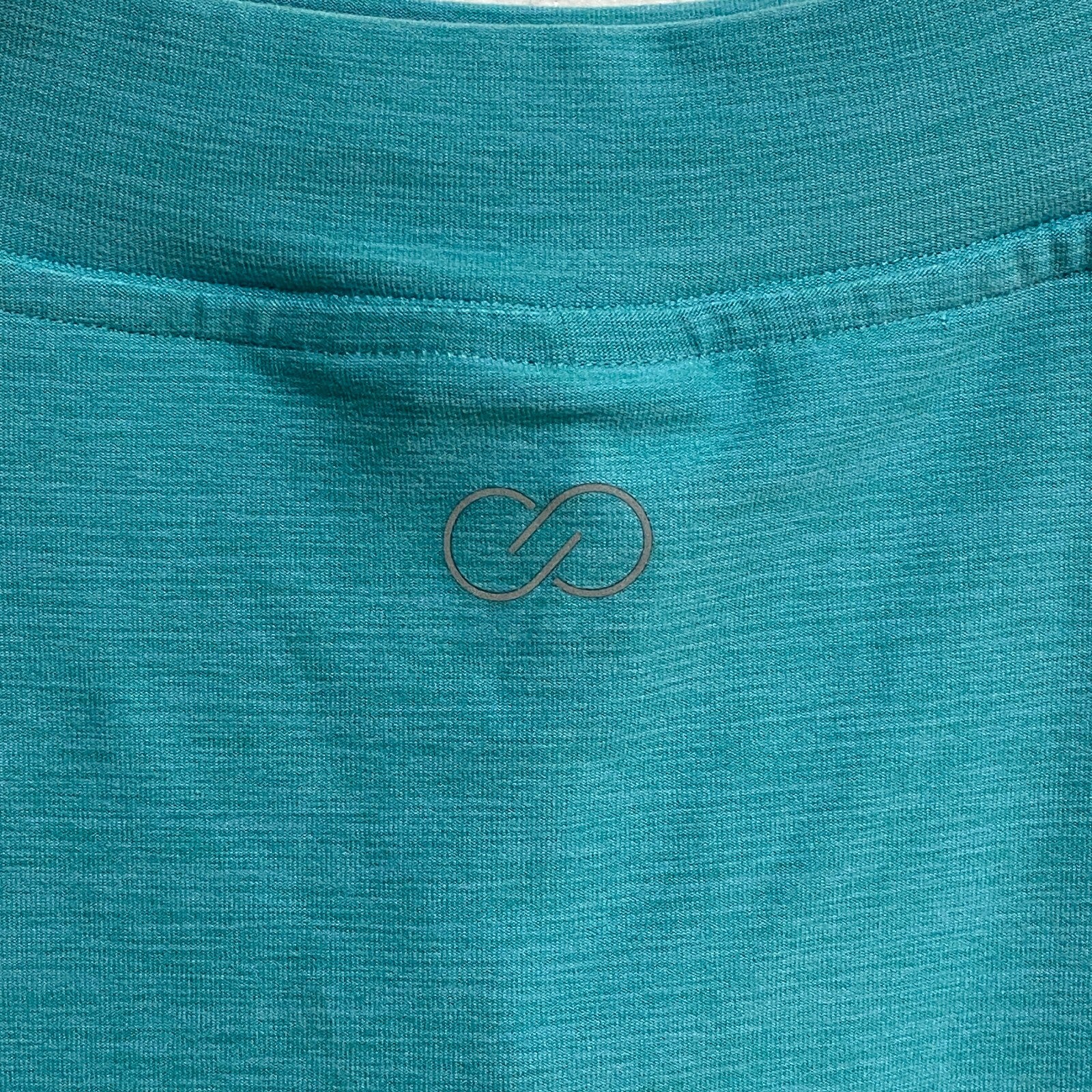 CALIA Women's Lustra lux Relaxed Fit Mock Neck Short Tank Spearmint WAX31295