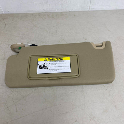 Honda Sun Visor Driver Side Tan Mirror Light Accord 2008-2012 Factory Style