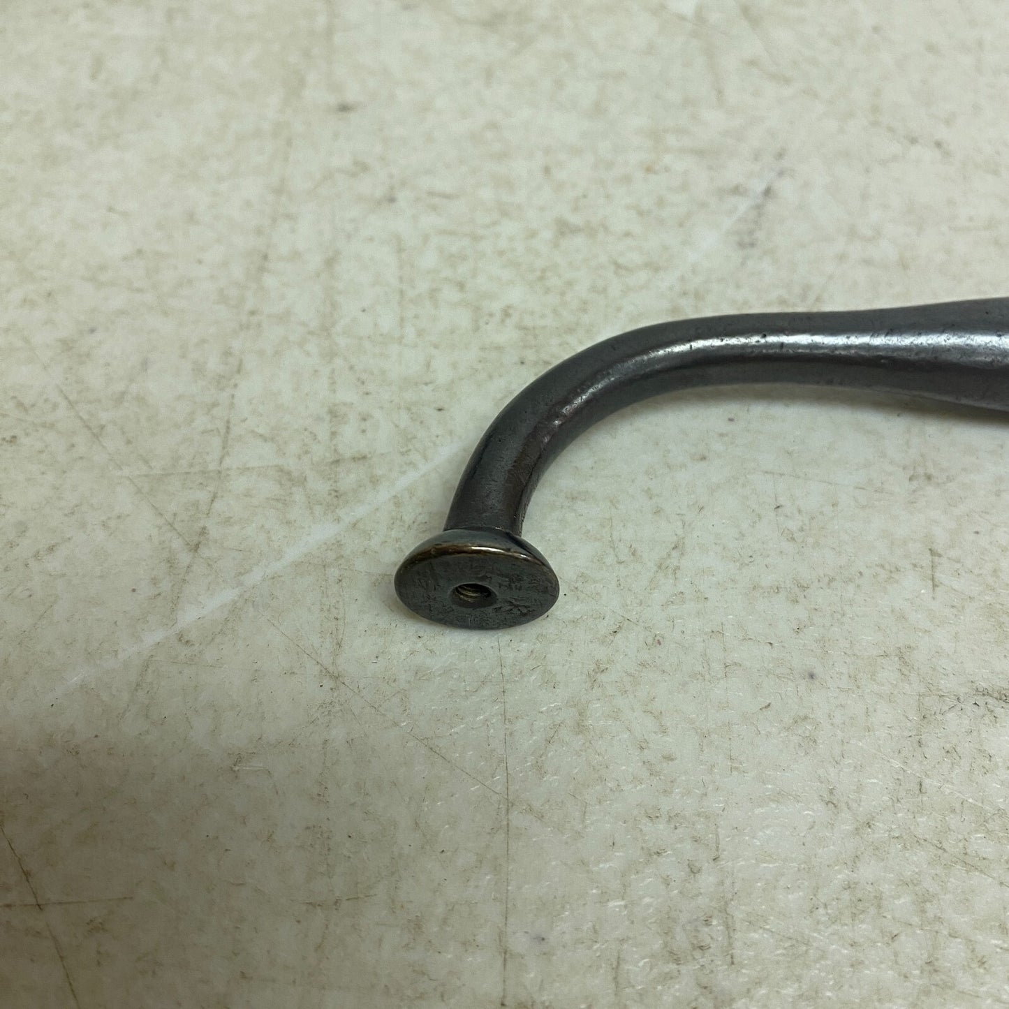 SIGNATURE HARDWARE 6-1/4" PADILLA SOLID BRONZE CABINET PULL DARK BRONZE