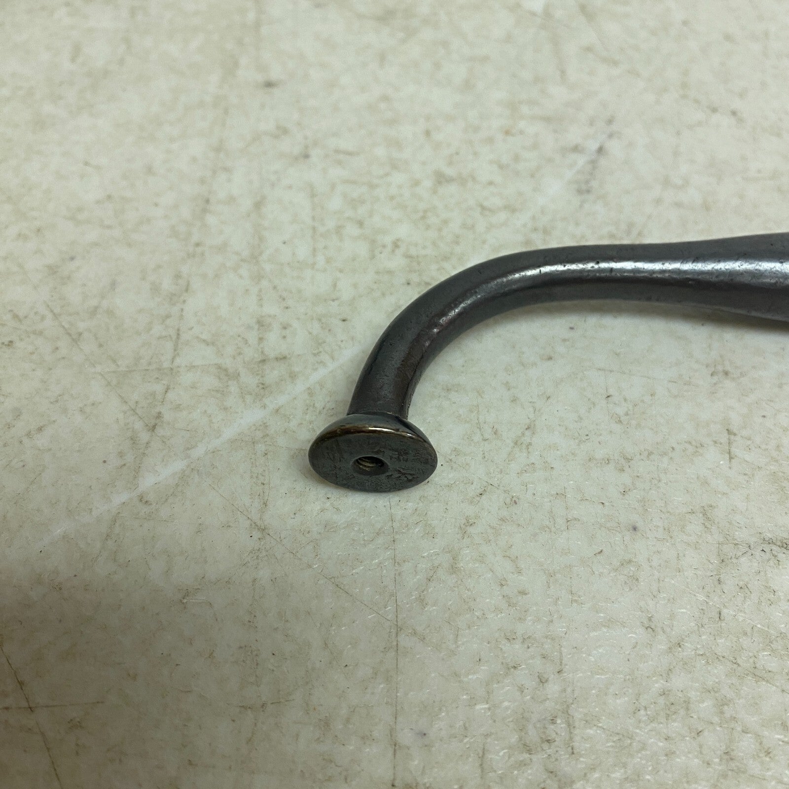 SIGNATURE HARDWARE 6-1/4" PADILLA SOLID BRONZE CABINET PULL DARK BRONZE