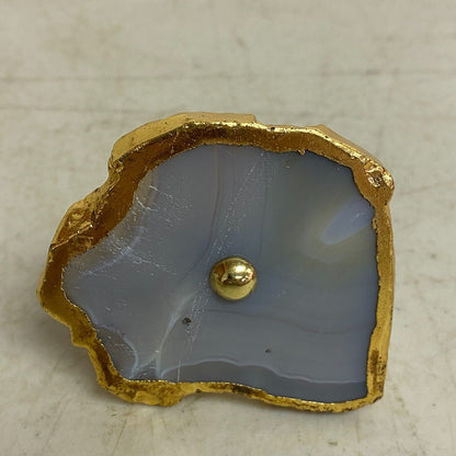 Signature Hardware Biviere White Agate Cabinet Knob EH.AGATE-WHT