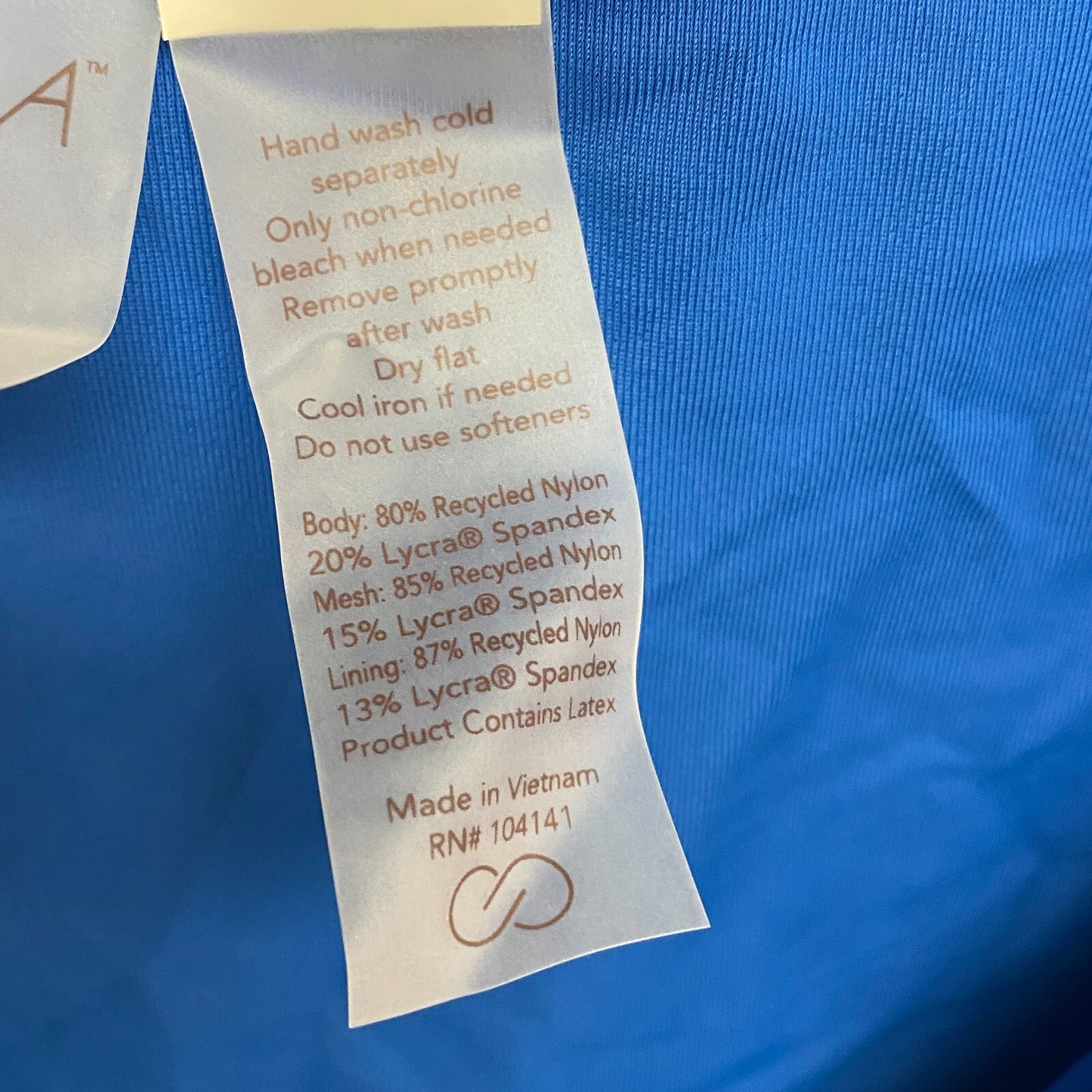 CALIA Women's Swim Collection Mid Rise Boy Short Royal Blue WSA23500 Brand New!