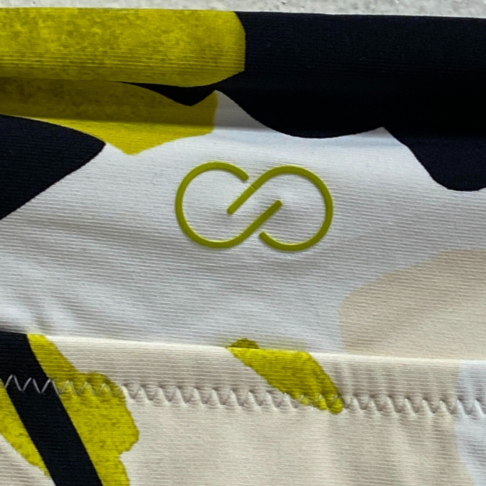 Calia Womens Swim High Rise Bikini Side Tie Bottom Green Multi WSA22402PRT