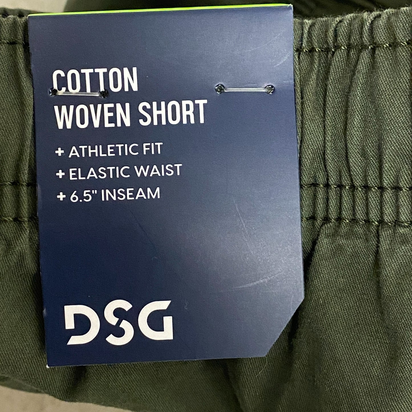 DSG 6.5" Men's Casual Cotton Short Forest Night DAM22100 / DAM13135 Sporty Gym