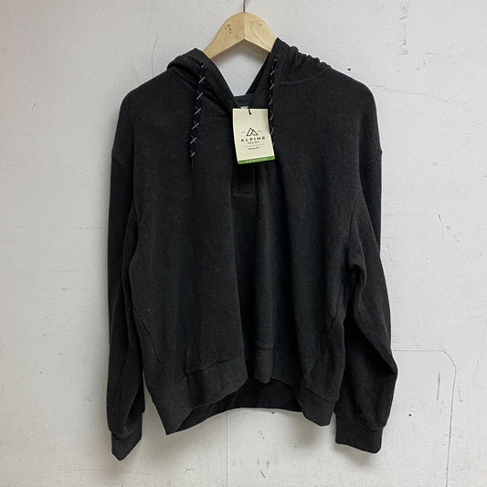 Alpine Design Womens W AD Wonderful Hoodie Pure Black Heather ADW23201 Brand New