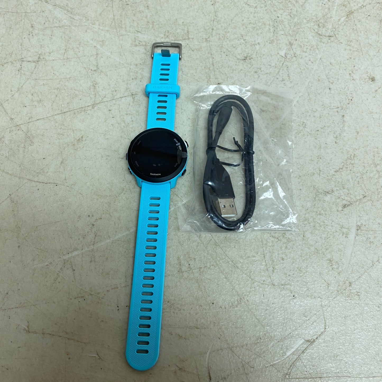 Garmin Forerunner 55, GPS Running Multisport Smartwatch Aqua, 010-02562-02