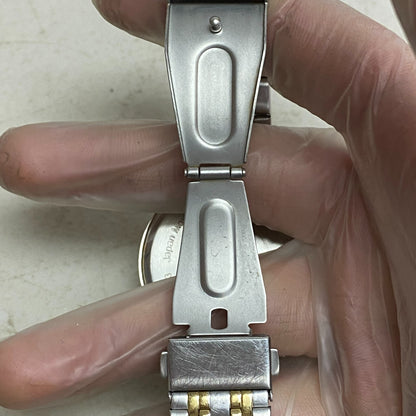 Armitron Women's Two Tone Time Day And Date Function Bracelet Watch, 20/5491TT