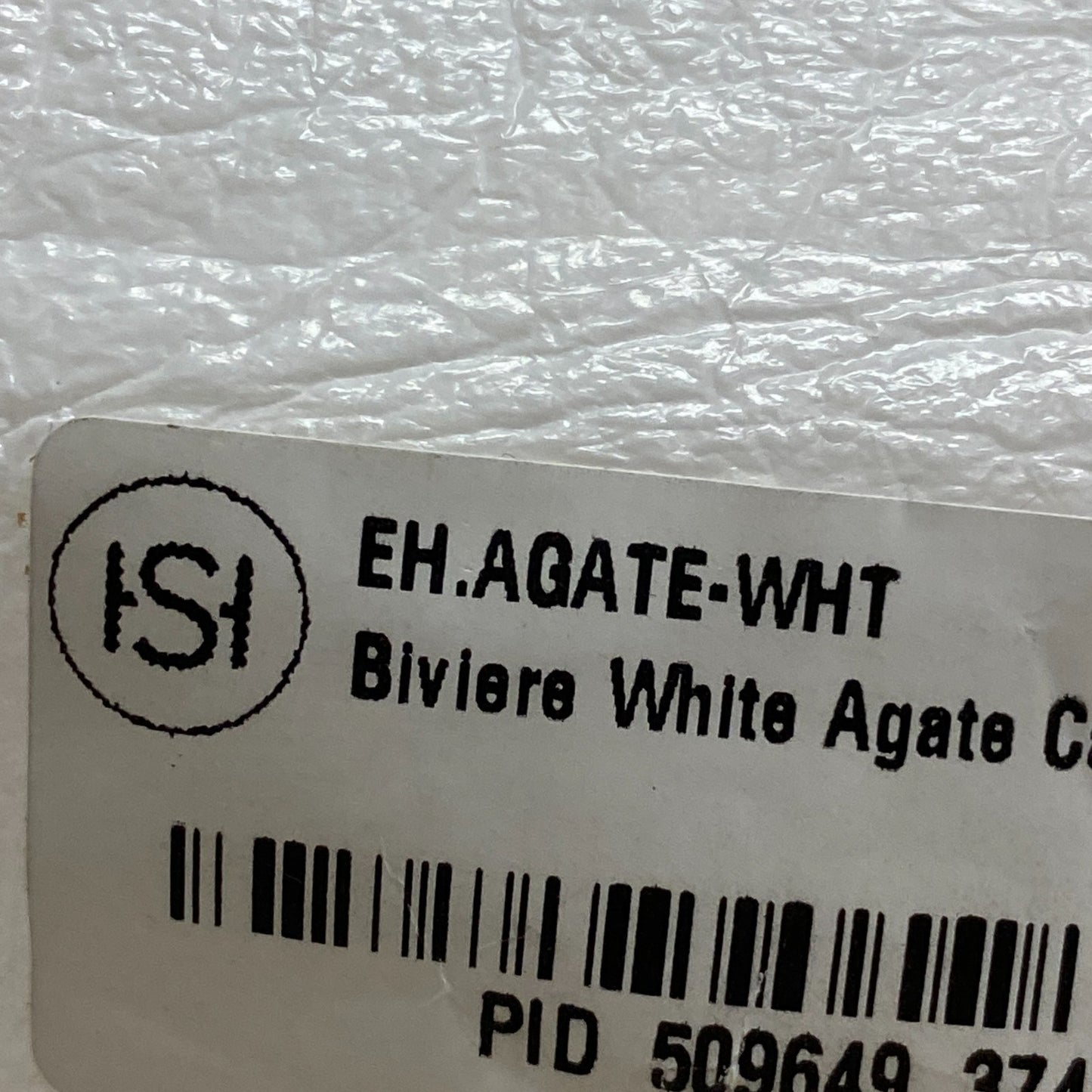 Signature Hardware Biviere White Agate Cabinet Knob 446997