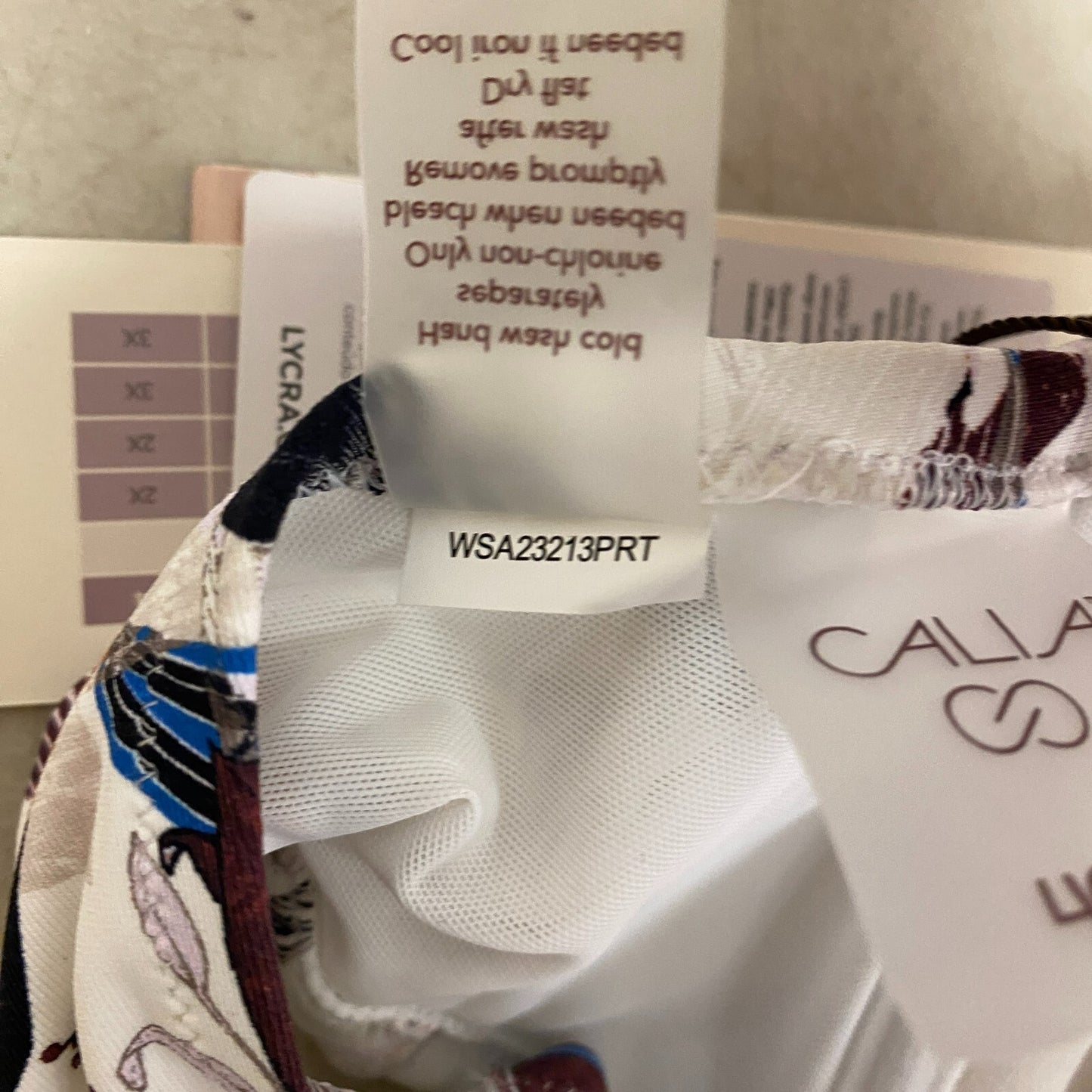 Calia Women's Underwire Bikini Top Island Botanical Multi WSA23213PRT