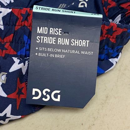 DSG Girls' Mid Rise Stride Run Shorts Retro Stars Fashion Summer DAG12116PRT