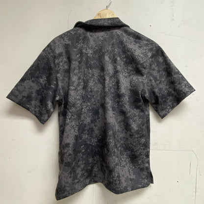 DSG X TWITCH + ALLISON Men's Mesh Short Sleeve T-Shirt L Charcoal Blurred Floral