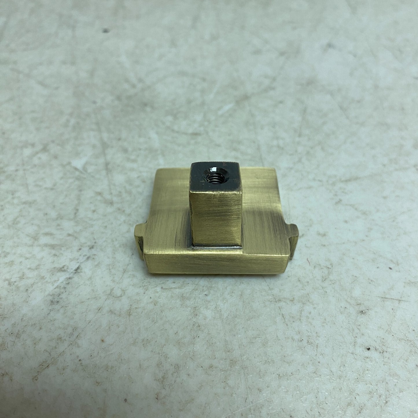 Signature Hardware Brass Knob - 1-1/4'' - Antique Brass,  MODEL: MNG-304-KNOB-AB