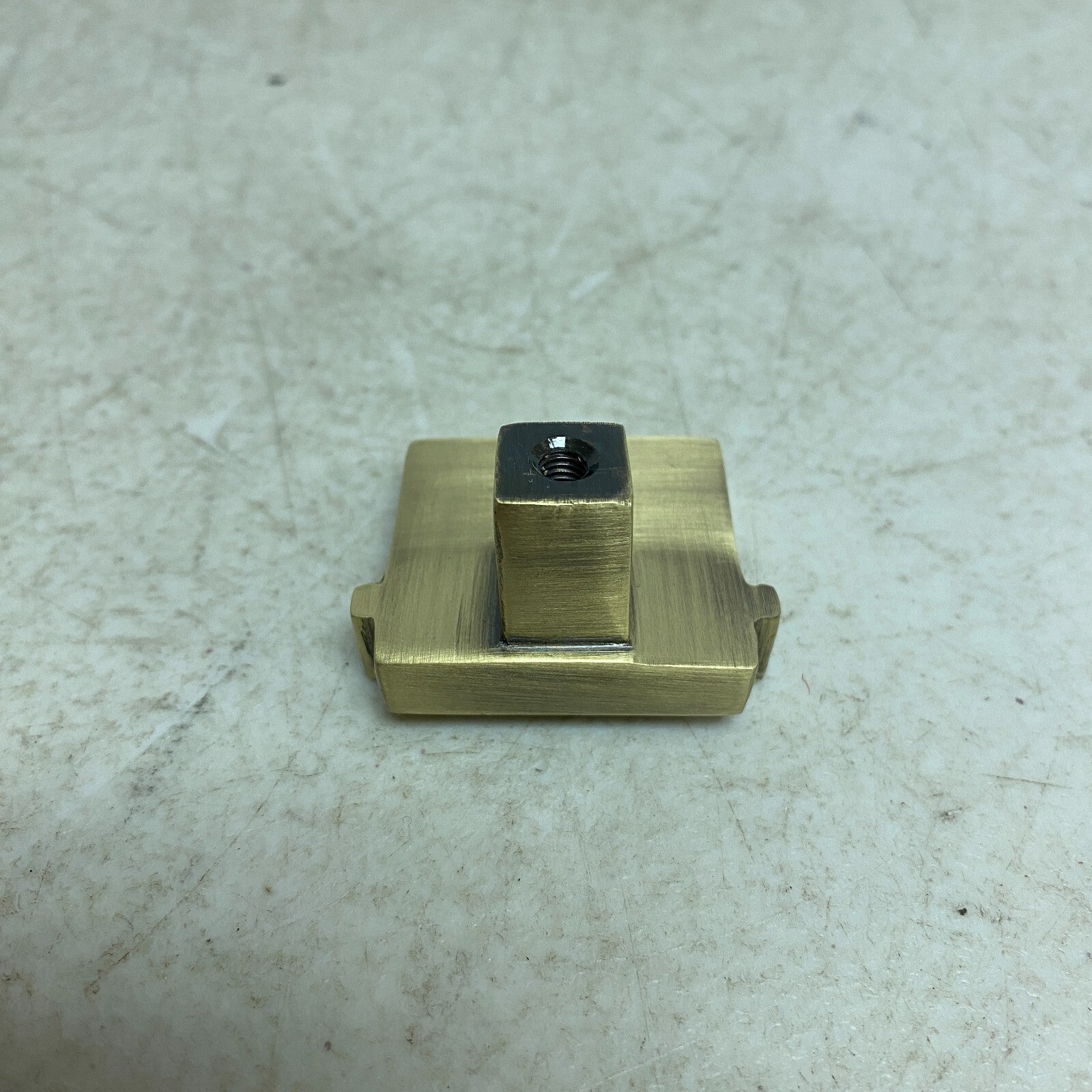 Signature Hardware Brass Knob - 1-1/4'' - Antique Brass,  MODEL: MNG-304-KNOB-AB