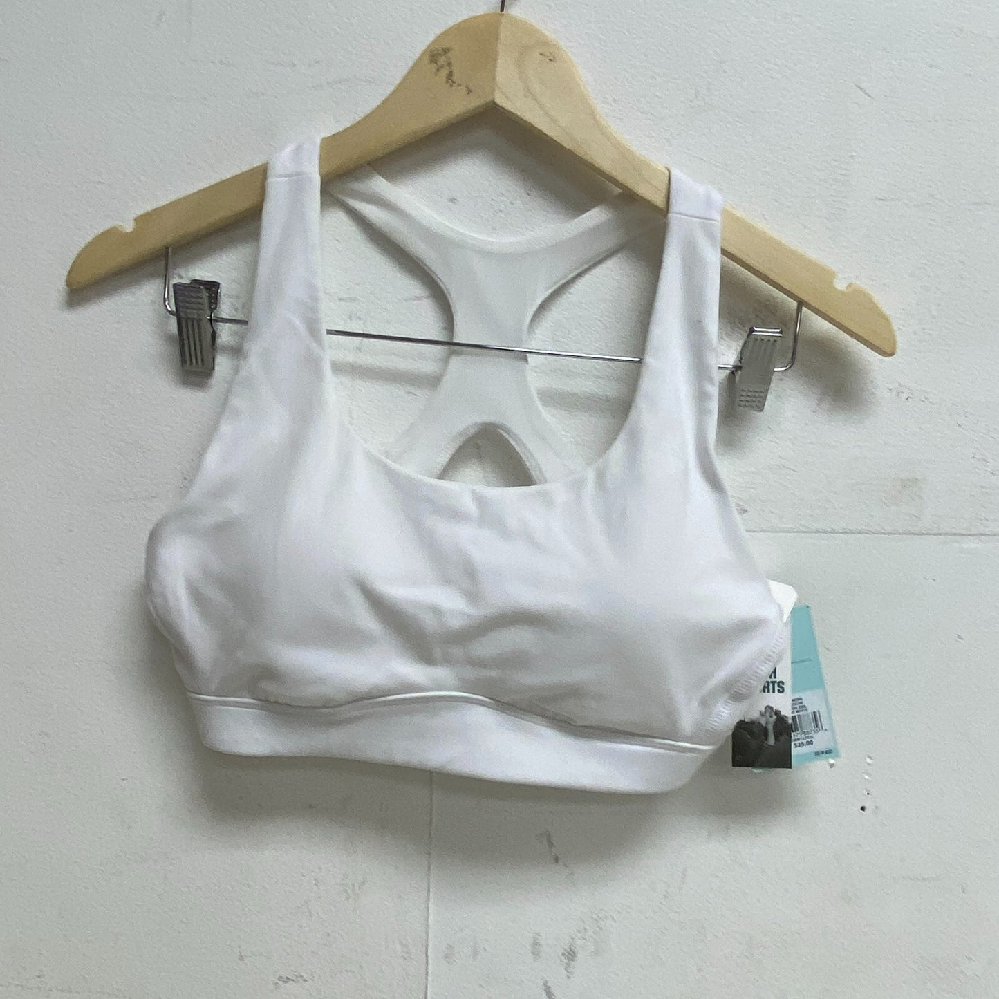 DSG Womens Aspire Bra Pure White Solid Racerback Stylish Trendy DAW12702