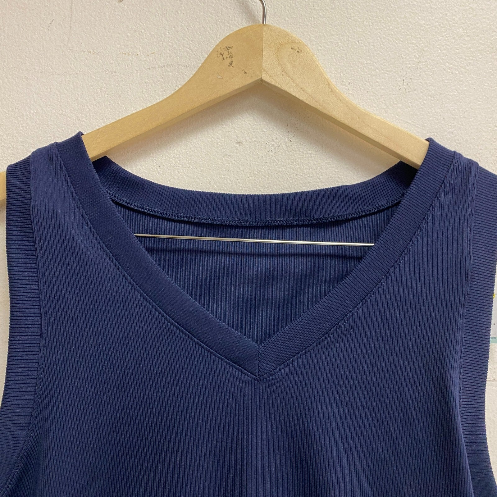 DSG Women's Performance Rib Tank Top Inkspot Blue Solid Summer Trendy DAW22103