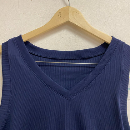 DSG Women's Performance Rib Tank Top Inkspot Blue Solid Summer Trendy DAW22103