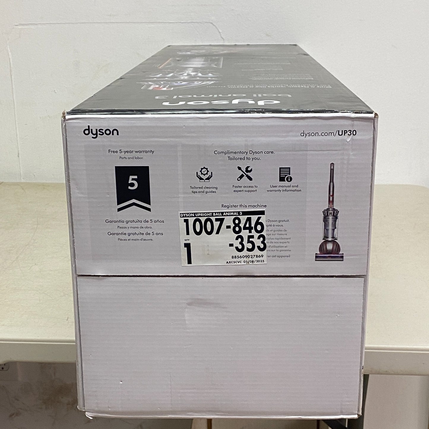 Dyson Ball Animal 3 Upright Vacuum Cleaner for Pet Hair Nickel/Silver 405866‑01