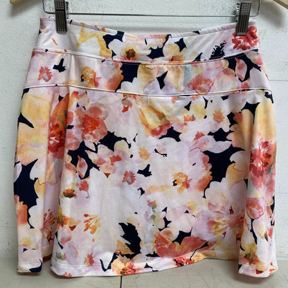 Lady Hagen Womenâs Cocktail Hour 16" Flounce Skort Watercolor Floral WGH17442