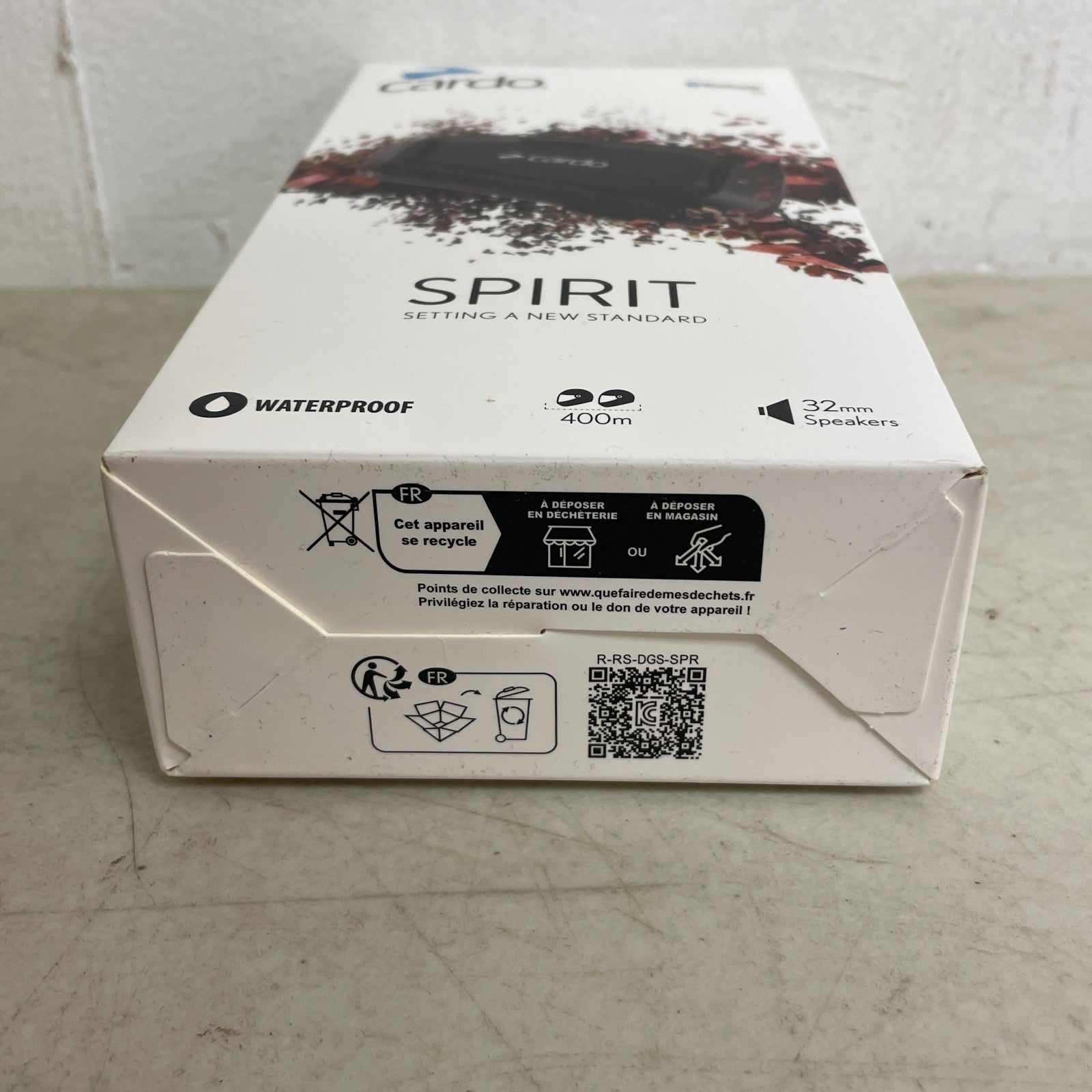 Cardo Spirit Single Bluetooth Motorcycle Intercom IP65 Waterproof SPRT0001