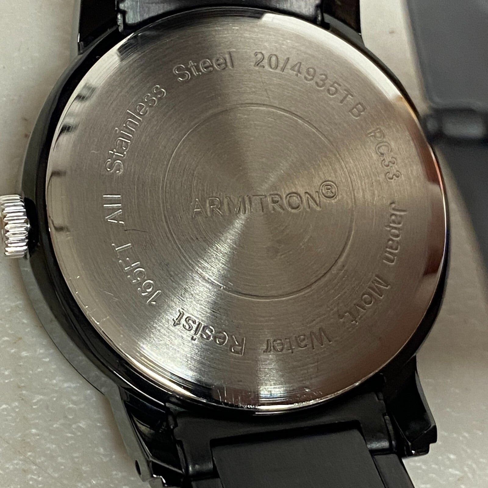 Armitron Men PC33 Dual Tone Stainless Steel Analog Quartz 42mm Watch 20/4935TB