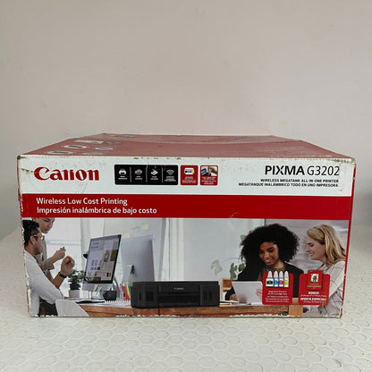 Canon PIXMA G3202 Wireless MegaTank All-In-One Printer with Copier and Scanner