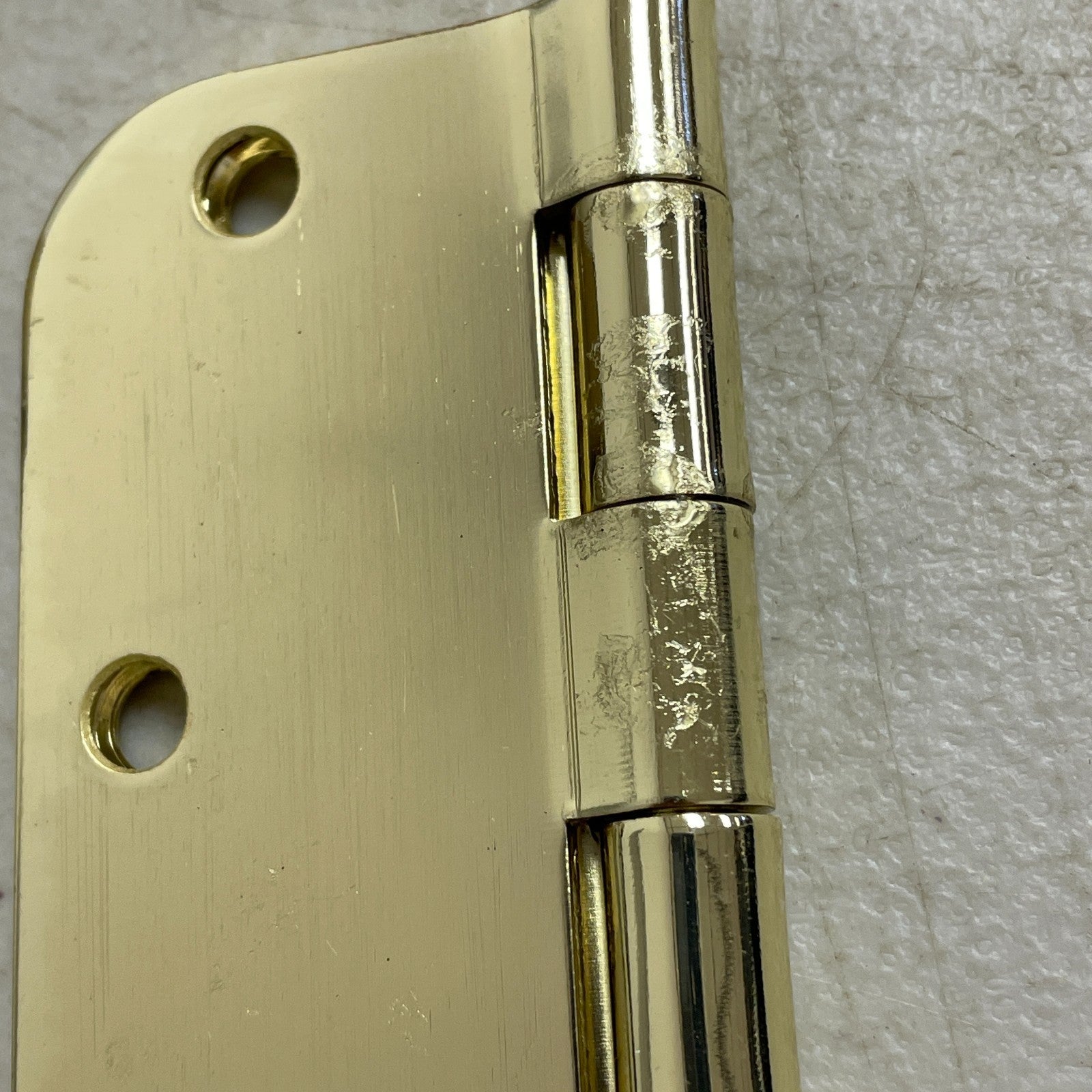 Signature Hardware 3-1/2" Rounded Steel Door Hinge With Plain Bearing-3 Pack -PB