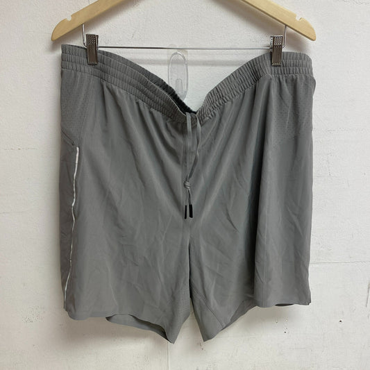 VRST Mens Accelerate Running Shorts Silver Shadow 7" Inseam Lined Stretch MAX200