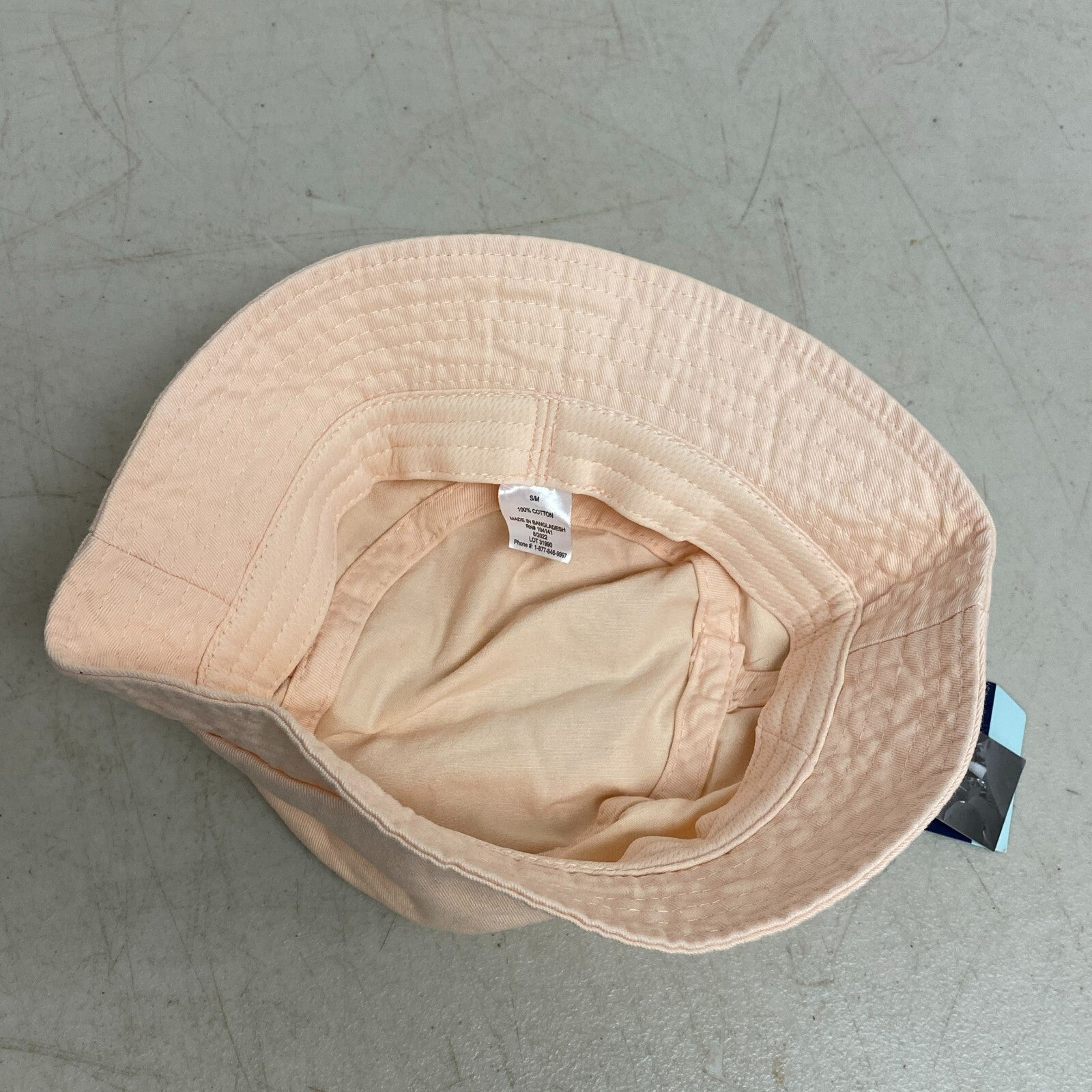 DSG Girl's Bucket Summer Hat Peach Sun Protect Bucket Hat Stylish DSGG2303