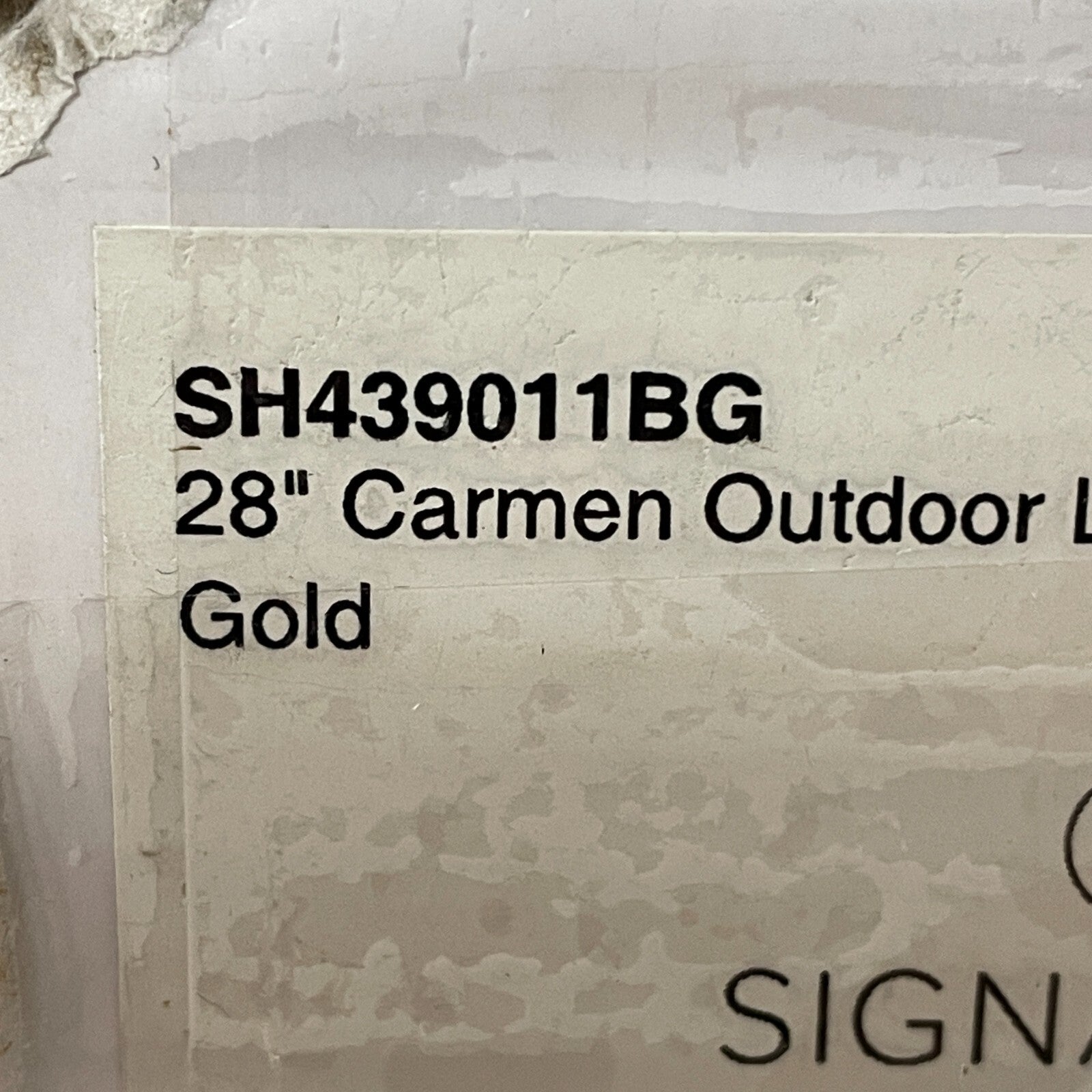 Signature Hardware 28" Carmen Linear Shower Drain - Brushed Gold