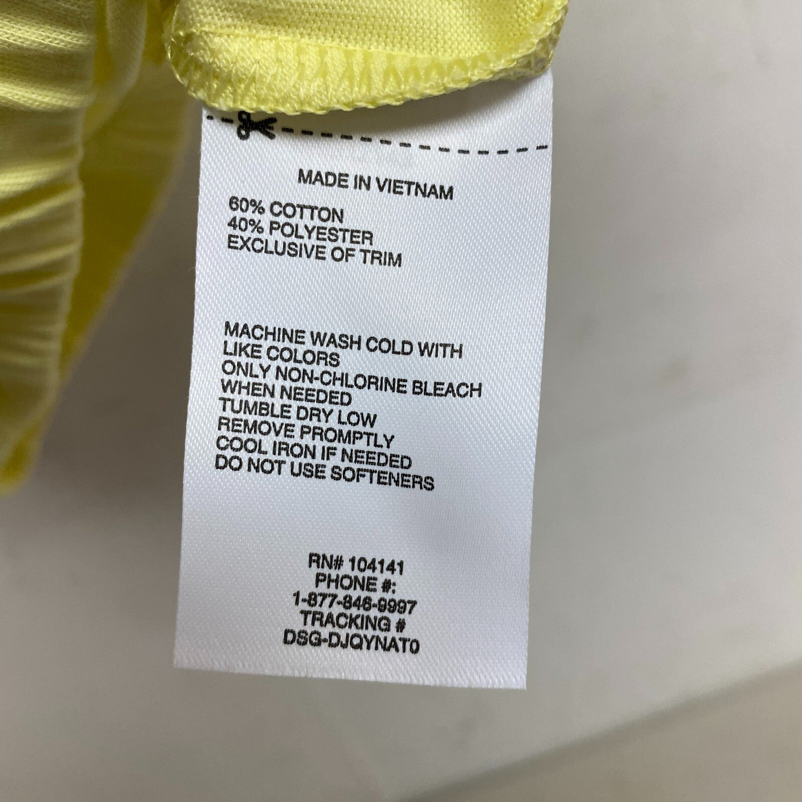 Calia Girls Cinch Bottom Tee Yellow Chill Short Sleeve Solid Cropped DAG12143