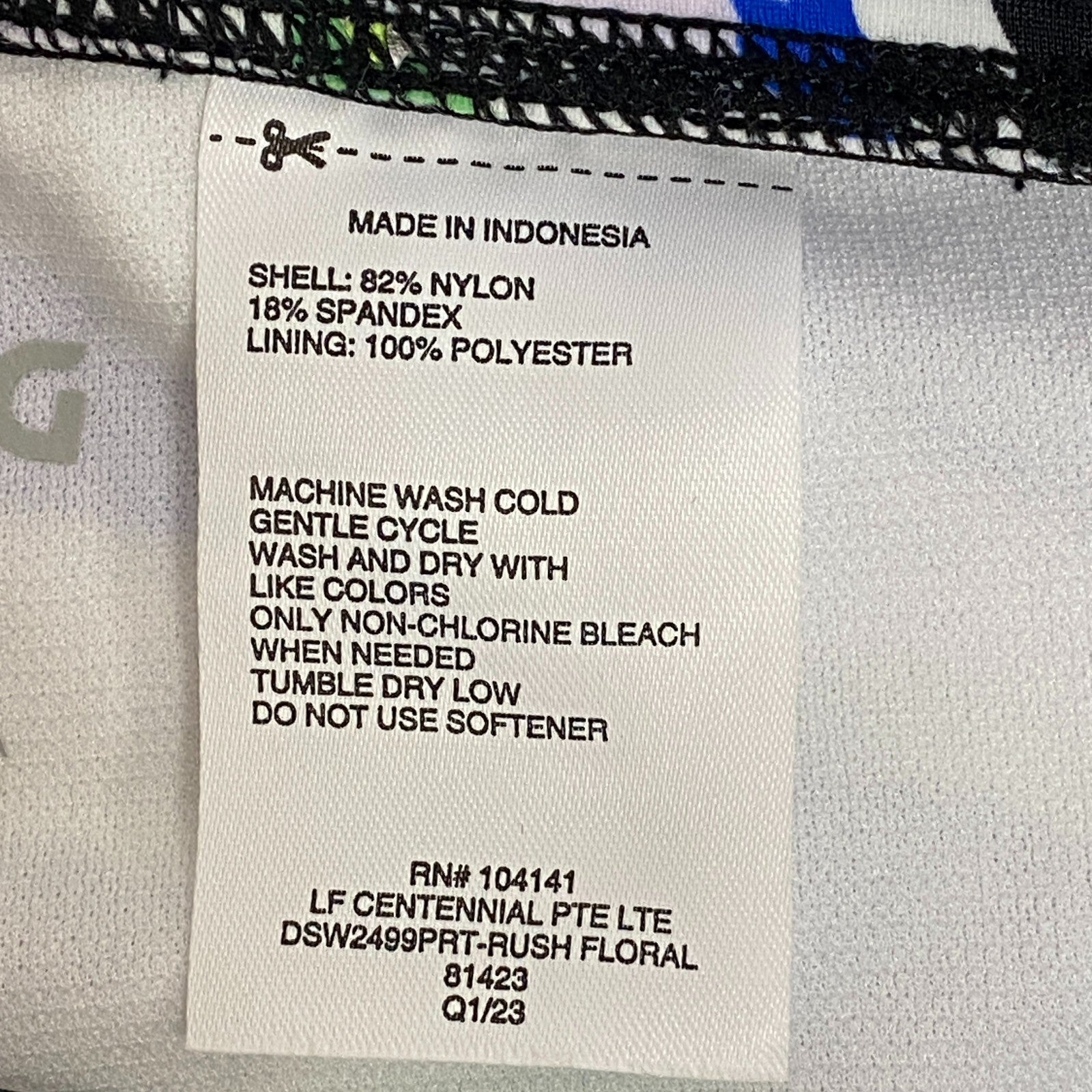 DSG Womens Carly Short Printed Rush Floral DSW2499PRT Summer Swim Training Gym