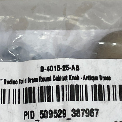 Signature Hardware Rodino 1" Solid Brass Round Cabinet Knob SH946678