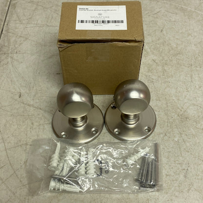 Signature Hardware Grab Bar Bracket - Brushed Nickel 040929-BN