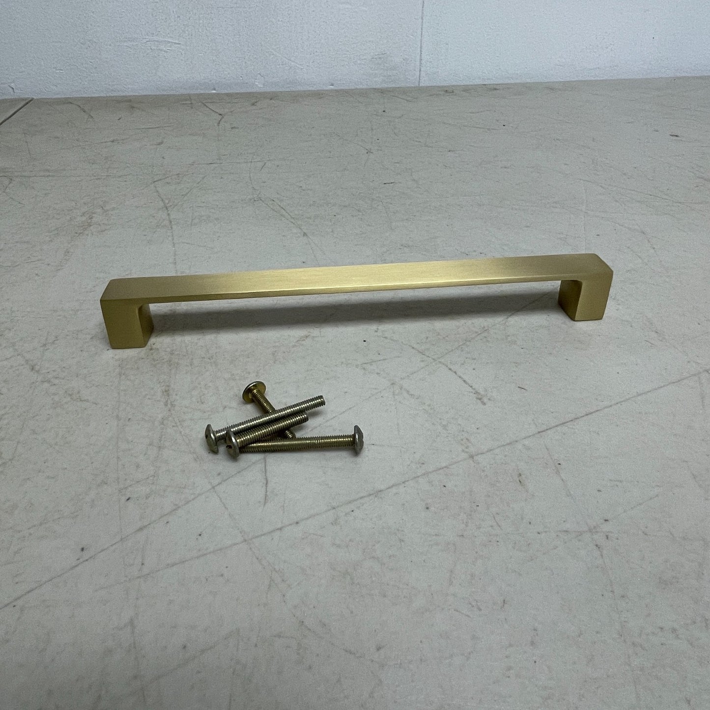 Signature Hardware 7" Gebara Cabinet Pull Satin Brass EH1098.7.SBS
