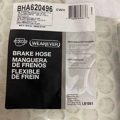 Carquest Wearever BHA620496 Brake Hydraulic Hose