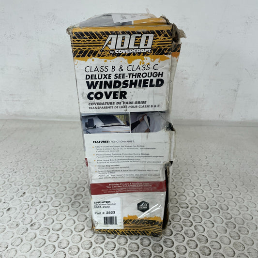 ADCO 2523 RV Windshield Cover Privacy White 2007-2025 Mercedes Sprinter Van