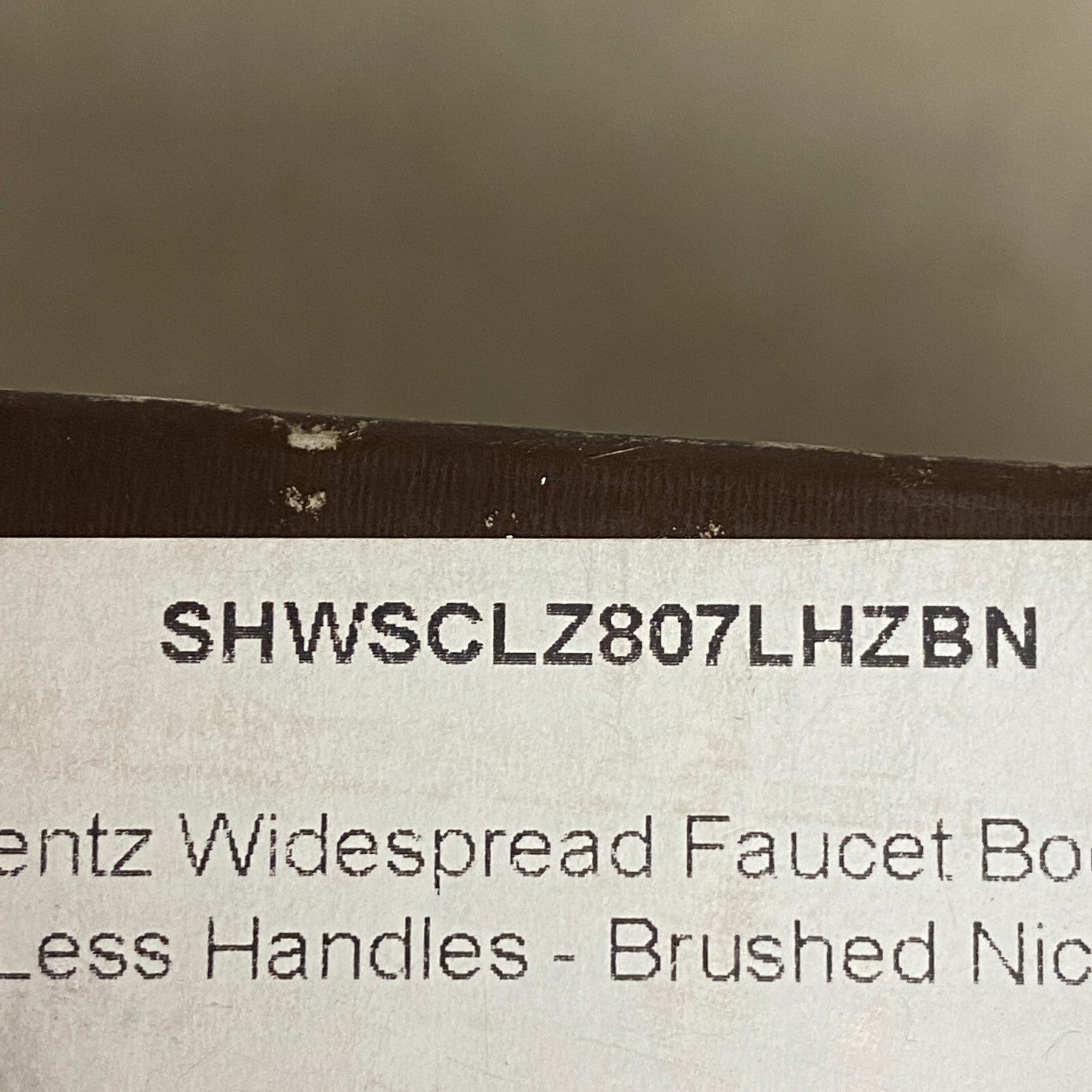 Signature Hardware Lentz Widespread Bathroom Faucet Body-Less Handles-Brushed..