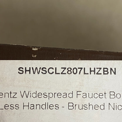 Signature Hardware Lentz Widespread Bathroom Faucet Body-Less Handles-Brushed..