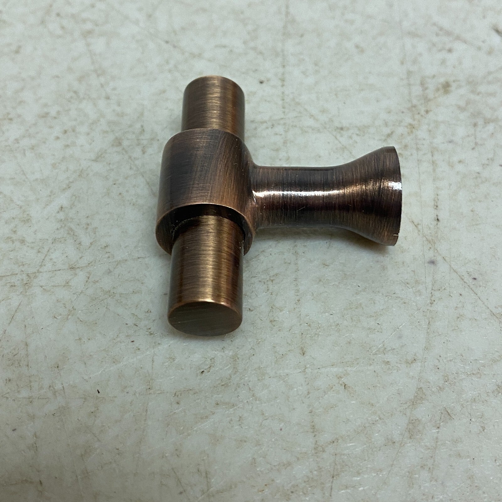 Signature Hardware 1-3/4" Strasbourg Brass T Knob - Antique Copper