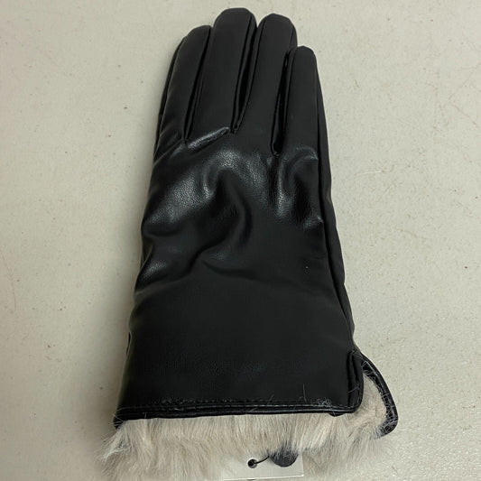 Worthington Women's Faux Leather 1 Pair Cold Weather Gloves Sz S/M Color: BLK