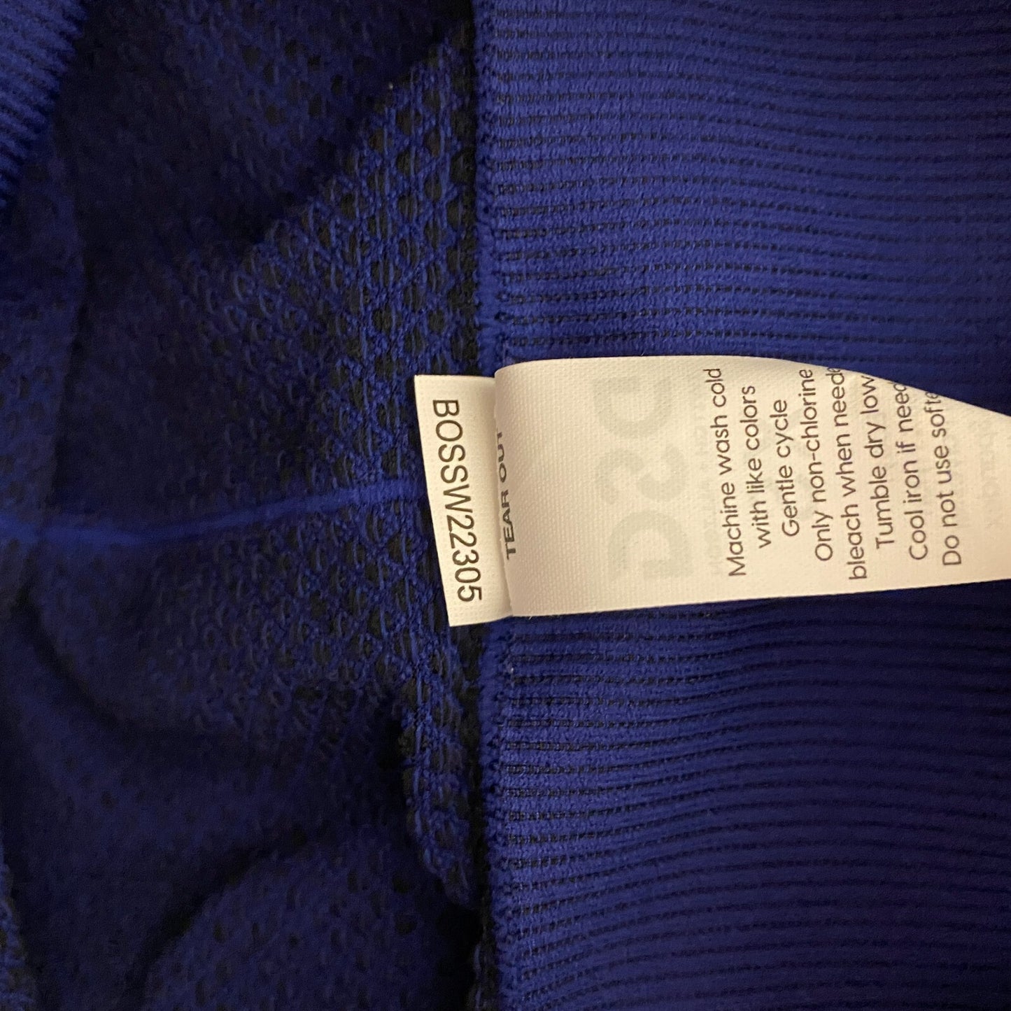 DSG TWITCH + ALLISON Women's Seamless Colorblock Sapphire/ Pure Black BOSSW22305