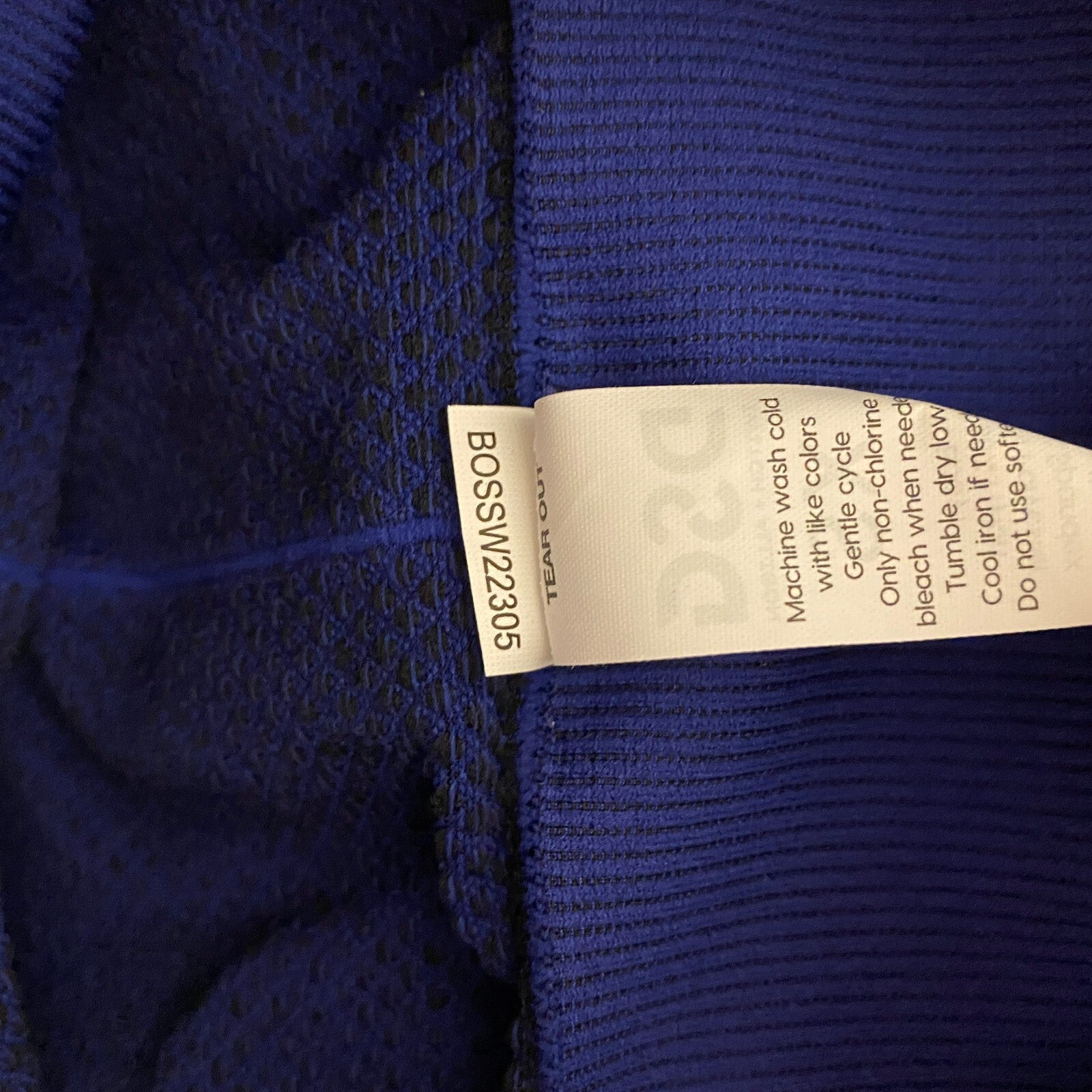 DSG TWITCH + ALLISON Women's Seamless Colorblock Sapphire/ Pure Black BOSSW22305