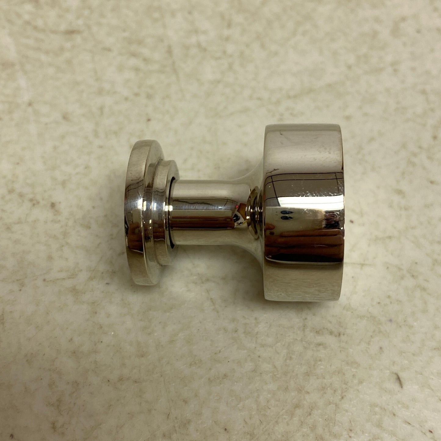 SIGNATURE HARDWARE 1-3/8'' Hosmer Solid Brass Round Cabinet Knob-Polished Nickel