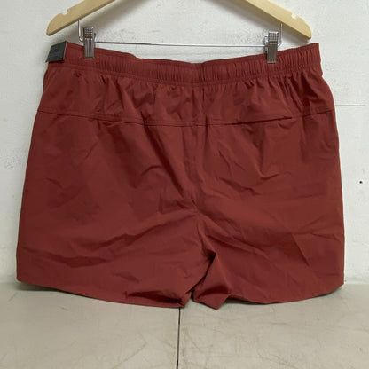 VRST Men's 5'' Everyday Relaxed Fit Short For Extra Comfort Brick Rust MAX100415